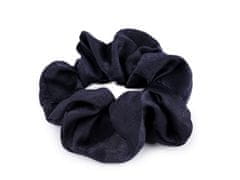 Gumička scrunchie do vlasov - modrá tmavá