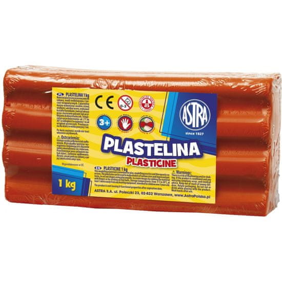 Astra Plastelína 1kg Červená, 303111006