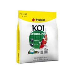 TROPICAL Koi Spirulina Pellet L 5l/1,5kg plávajúce krmivo pre jazierkové ryby