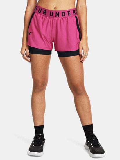 Under Armour Kraťasy Play Up 2-in-1 Shorts-PNK