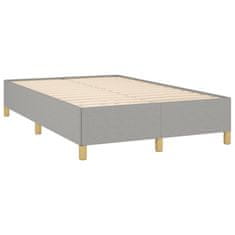 Petromila vidaXL Boxspring posteľ s matracom bledosivá 120x190 cm látka