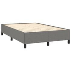 Petromila vidaXL Boxspring posteľ s matracom, tmavosivá 120x190 cm, látka