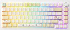 Monsgeek M1W White Yellow, Akko Fairy Silent, US (06975351384281)