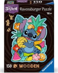 Ravensburger Drevené obrysové puzzle Disney: Stitch 150 dielikov