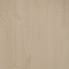 Vidaxl Komoda HAMAR, medovo hnedá 79x40x80 cm, borovicový masív
