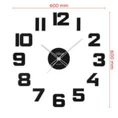 PRIM Nalepovacie nástenné hodiny Colorino- E 4388.90, 60cm