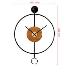 MPM QUALITY Nástenné hodiny Circulo B 4285.90, 58cm
