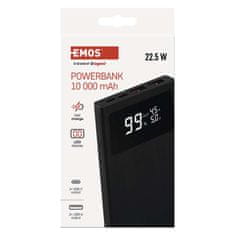 EMOS Power bank EMOS BetaQ 20, 20 000 mAh, 22,5 W, čierny