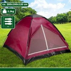 Dunlop Stan ED-225591cerv Stan pro 3 osoby 200x180x120 cm červený