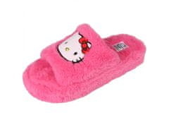 HELLO KITTY Hello Kitty Ružové dámske papuče s hrubou podrážkou, chlpaté 40-41 EU / 7-8 UK