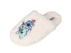 Disney Stitch DISNEY Cream, dámske papuče, chlpaté, teplé 36-37 EU / 3-4 UK