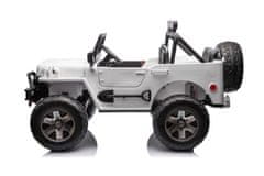 Lean-toys JH-102 Biele auto na batérie 4x4