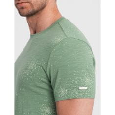 OMBRE Pánske tričko s potlačou V3 OM-TSFP-0179 zelené MDN124986 XXL
