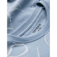OMBRE Pánske tričko s celoplošnou potlačou V1 OM-TSFP-0180 modré MDN124991 L
