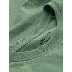 OMBRE Pánske tričko s potlačou V3 OM-TSFP-0179 zelené MDN124986 XXL