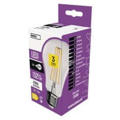 EMOS LED žiarovka Filament A60 / E27 / 11 W (100 W) / 1 521 lm / neutrálna biela