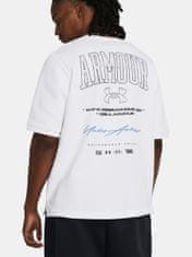 Under Armour Tričko UA Essential Flc OS SS Crew-WHT XXL