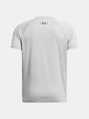 Under Armour Tričko UA Tech Split Wordmark SS-GRY XS