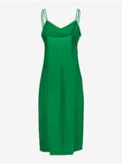 ONLY Zelené dámske saténové šaty ONLY Sia XS