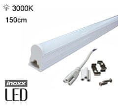 slomart T5 LED lineárna žiarivka 150 cm 22w teplá 3000k prisadená lampa integrovaná so svietidlom