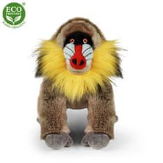 Plyšová opica mandril 28 cm ECO-FRIENDLY