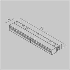 MAYTONI MAYTONI Koľajnicový systém Parete Magnetic track system Exility 3000K 12W 120d TR106-2-12W3K-W