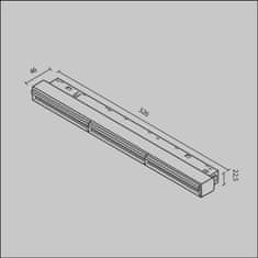 MAYTONI MAYTONI Koľajnicový systém Parete Magnetic track system Exility 3000K 18W 120d TR106-2-18W3K-W