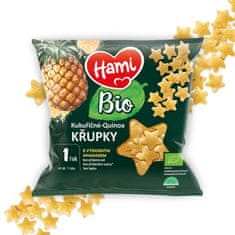 Hami 8x BIO Chrumky kukuričné-quinoa s výborným ananásom 20 g, 12+