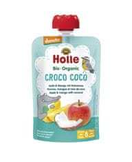 Holle Croco Coco Bio ovocné pyré jablko, mango, kokos, 100 g (8 m+)