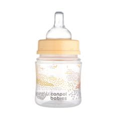 Canpol babies Fľaša antikoliková EasyStart Mountains 120 ml béžová