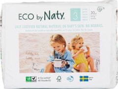 ECO by Naty 3x Plienky jednorazové 3 (4-9 kg) 30 ks