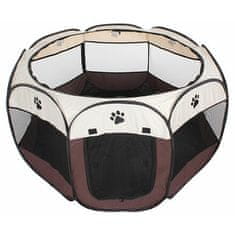 Pet Octagonal ohrádka pre psov hnedá varianta 42941