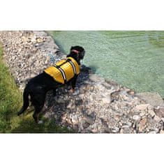 Dog Swimmer plávacia vesta pre psa oranžová veľkosť oblečenia XS