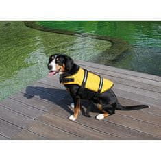 Dog Swimmer plávacia vesta pre psa žltá veľkosť oblečenia XXL