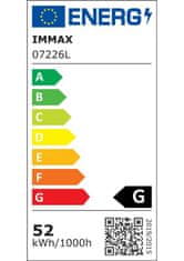 Immax NEO PATTINI Smart závesné svietidlo dvojité 160-280cm, 53W, 3640lm čierne Zigbee 3.0, TUYA