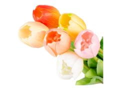 Umelé kvety, plast 400mm tulipán, mix farieb