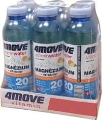 Vitamínová voda 4Move-magnesium + vitamíny, 556 ml