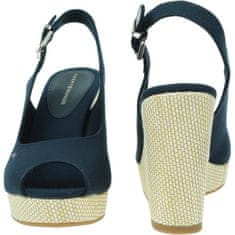 Tommy Hilfiger Espadrilky tmavomodrá 38 EU Iconic Elena Sling Back Wedge