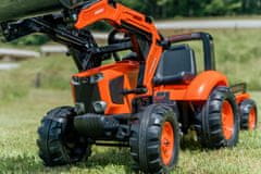 Falk šlapací traktor 2060 Kubota s nakladačem a vlečkou