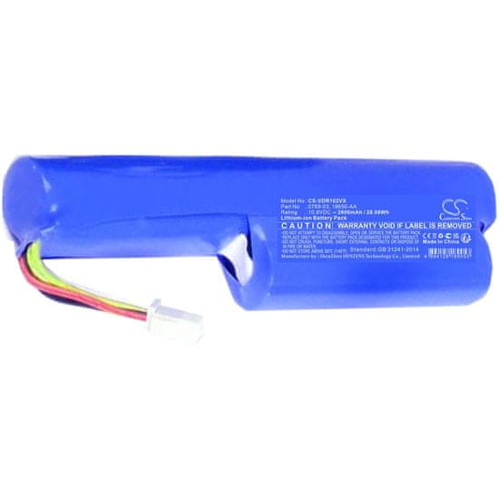 CameronSino Batéria pre Vileda Vr102 / 201 / 303 / One, 2600 mAh, Li-Ion