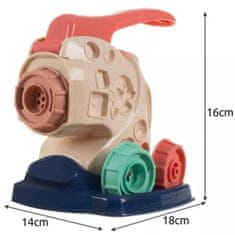Northix Veľký strojček na cestoviny a hracie cesto s príslušenstvom 