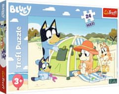 Trefl Puzzle Bluey a jej skvelý deň MAXI 24 dielikov