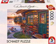 Schmidt Puzzle Chata pri jazere 1000 dielikov