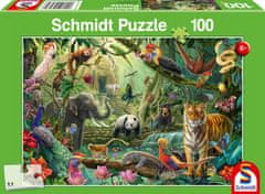Schmidt Puzzle Pestrá džungľa 100 dielikov