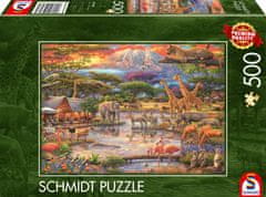 Schmidt Puzzle Raj pod Kilimandžárom 500 dielikov