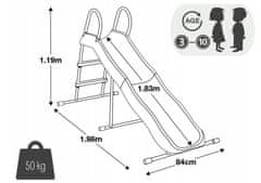 Intex Záhradná šmykľavka INTEX 44106 SIX-FOOT FREESTANDING SLIDE