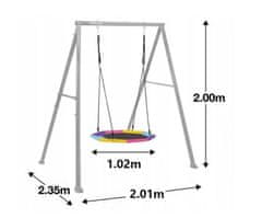 Intex Záhradná hojdačka INTEX 44112 ONE FEATURE SAUCER SWING SET