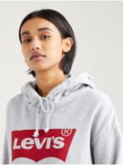 Levis Svetlošedá dámska mikina s kapucňou Levi's XXS