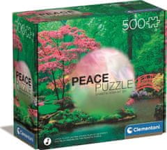 Clementoni Peace puzzle: Konejšivé kvapky dažďa 500 dielikov