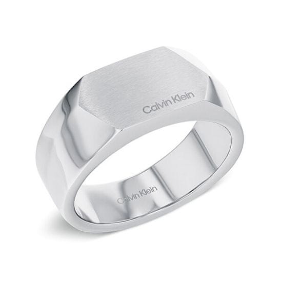 Calvin Klein Pánsky oceľový prsteň Magnify 35100016